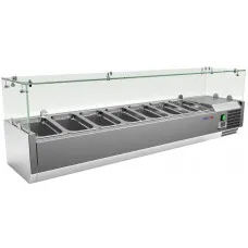 Витрина для топпинга COOLEQ VRX 1500/330