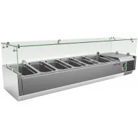 Витрина холодильная для топпинга COOLEQ VRX 1500/380 title=