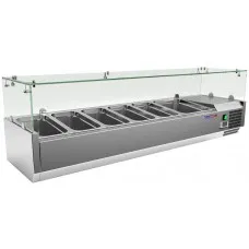 Витрина для топпинга COOLEQ VRX 1500/380