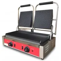 Гриль контактний GoodFood ECG20RR Panini RED