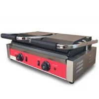 Гриль контактний GoodFood ECG20RR Panini RED title=