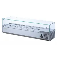 Вітрина холодильна для топінгу GoodFood GF-VRX1500/380-H6C