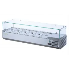 Витрина холодильная для топпинга GoodFood GF-VRX1200/330-H6C